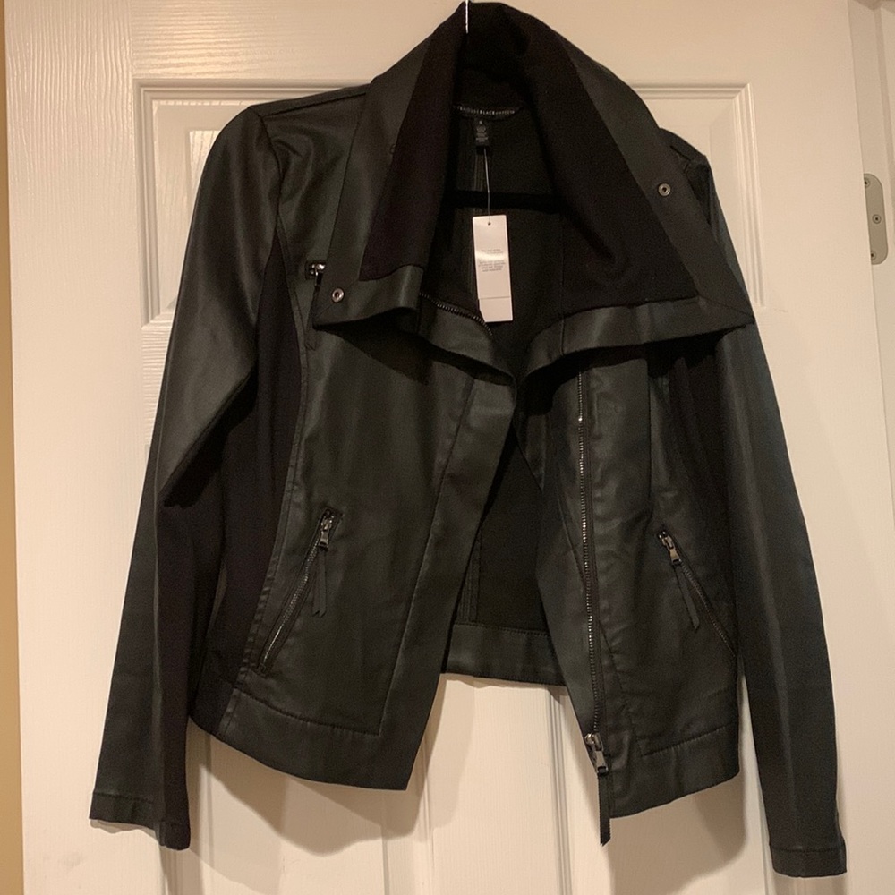 NWT Coated denim jacket